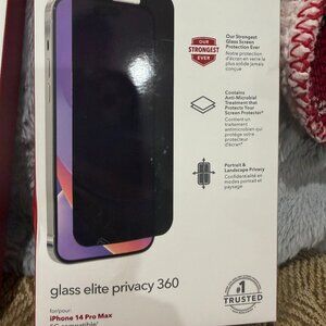 ZAGG Iphone 14 Pro Max Glass Elite Privacy Shield Screen Protector NEW